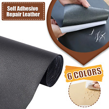 Self Adhesive Vinyl Faux Leather Fabric Repair Patch Kit For Car Seat Sofa New