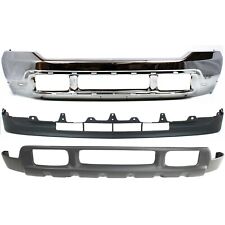 Bumper Kit For 2001-2004 Ford F250 Super Duty F-series Front Chrome With Valance