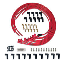 8.5mm Red Spark Plug Wires Spiral Core 90 Degree Boots Universal Set V8 Wlooms