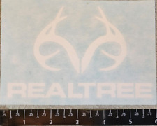 Realtree Transfer Vinyl White Peel N Stick Original Decal Sticker Shot Show