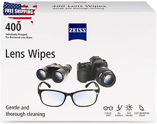 Lens Cleaning Wipes 400 Count - Pre-moistened Zeiss 