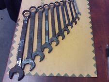 Vintage Mac Tools Wrenches 11pc Sae 12-point Combination Wrench Set