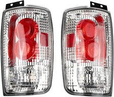 1997-2002 For Ford Expedition Clear Brake Tail Lights Rear Lamps Pair 97-02