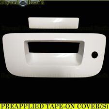 2007-2013 Chevy Silverado Tailgate Handle Cover Wkeyhole Wa8624 Olympic White
