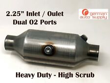 2.25 Heavy Duty Universal Catalytic Converter - 608895hm - Dual O2 Ports - New