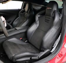 2014 Camaro Z28 Complete Recaro Seats Set Front Rear Black Leather Suede