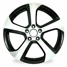For Volkswagen Golf Gti Oem Design Wheel 18 14-20 18x7.5 Machined Black 69980