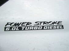 2 6.0l Powerstroke Turbo Diesel Hood Decals Sticker Ford F250 F350 Truck