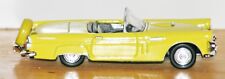 Die Cast 1956 Ford Thunderbird T-bird Convertible Yellow Fender Skirts Two Tone