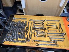 Vintage Collectible Lot Husky Craftsman Benchtop Sockets Wrench Tools Ratchets