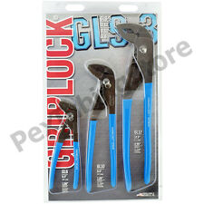Tongue Pliers Gift Set Gls-3 Channellock Griplock Incl. Gl6 Gl10 Gl12 Models