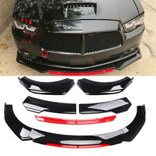 For Dodge Charger 2006-2014 Glossy Black Front Bumper Lip Splitter Body Kit