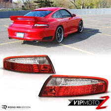 For Porsche 911 Carrera 98-04 Redclear Led Tail Light Signal Lamp Pair Assembly
