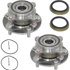 Pair 4wd Front Wheel Bearing Hub For 2008 - 2021 Toyota Tundra Sequoia 5.7l E11