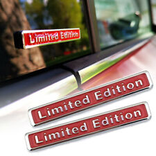 2x 3d Metal Limited Edition Logo Car Emblem Badge Sticker Decal Car Accessories