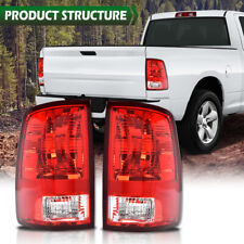 Tail Lights Brake Lamps Red Fit For 2009-2018 Dodge Ram 1500 2500 3500 Pickup