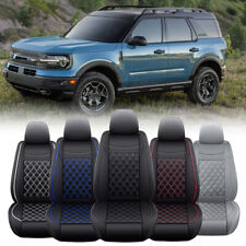 For Ford Bronco Sport 2021-2022 Car Seat Covers Pu Leather Front Rear 25-seats