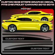 X2 Custom Side Stripe Vinyl Decal Kit Fits Chevrolet Camaro 2010-2015