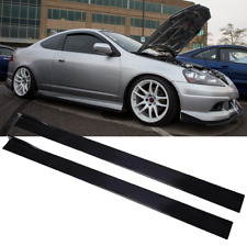 78.7 Gloss Black Side Skirts Extention Body Kit For Acura Rsx Dc5 2002-2006