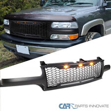 Fits 1999-2002 Chevy Silverado 1500 00-06 Tahoe Suburban Mesh Grilleled Lamps