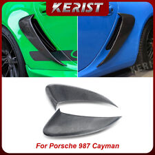 Carbon Fiber Side Air Intake Duct Vent For Porsche 987 Cayman Gt4 Style 2005-12