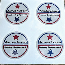 American Racing Vintage Wheel Rim Center Cap Sticker Logo 36mm1.41in Set Of 4
