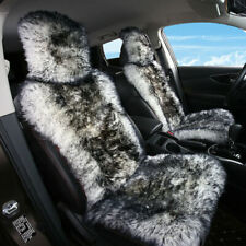 Sheepskin Fur Car Seat Covers Wool Car Seat Cushion For Adults 1 Front Seat