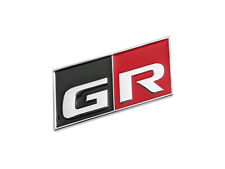 Toyota Gr Gazoo Racing Silver Emblem Decal Badge Sticker Nameplate 3d Letter