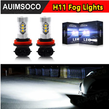 Led Foglight Conversion Kit H11 H8 H16 White Fog Lights Bulbs Headlights Lamp 2x