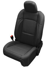 Black Leather Seat Covers Upgrade For 2018-23 Jeep Wrangler Rubicon Jl Jlu 4d