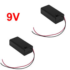 Two 9v Battery Box With On Off Switch 9 Volt Holder With Power Switch Usa