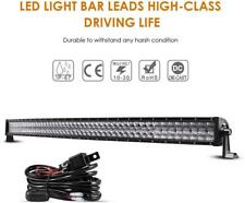 Auxbeam 52 Inch Led Light Bar 300w Cree Spot Flood Curved Off Road Driving 5d