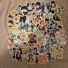 10 Random Sexy Anime Girl Stickers Waifu Skateboard Phone Laptop