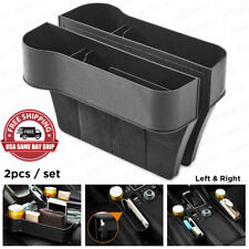 2x Car Van Seat Gap Catcher Filler Storage Box Pocket Organizer Holder Decorate