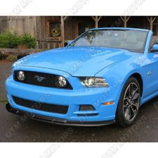 For 2013-2014 Ford Mustang Gt-style Matt Black Front Bumper Body Kit Spoiler Lip