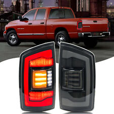 Led Tail Lights For Dodge Ram 3rd Gen 2002-2005 Sequential Signal Rear Lamps