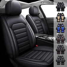 Fits Toyota Car Seat Covers 5 Seats Pu Leather Cushion Protector Front Rear