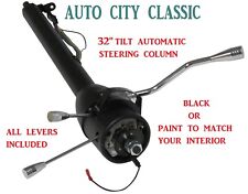Street Hot Rod Tilt 32 Black Steering Column Automatic Paintable