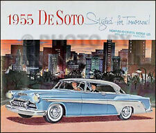 1955 Desoto Original Color Sales Brochure 55 De Soto Fireflite And Firedome