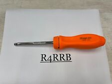 Snap-on Tools New Orange Ratcheting 14 Drive Ratchet Socket Screwdriver Tmr4o