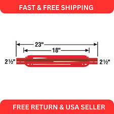 Red Glasspack Exhaust Muffler 2.25 In Out 2.5 Universal Cherry Bomb 87529cb