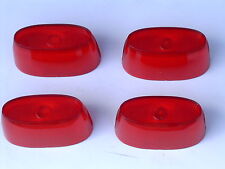 1958 58 Ford Car Script Red Taillight Lens Fairlane 500 New X4
