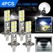 4x H1 Cree Led Fog Driving Light Bulbs Conversion Kit Drl Lamp 6000k Super White