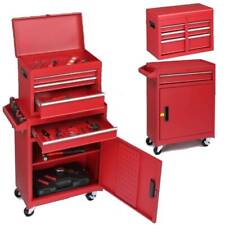 Tool Chest Tool Box Rolling Tool Storage Cabinet With 4 Drawers And Wheels Red
