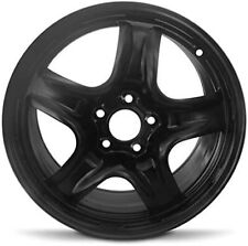 New 17x7.5 Inch Wheel For Ford Fusion 10-12 Black Painted Steel Rim