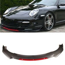 For Porsche Panamera Universal Front Bumper Lip Spoiler Splitter Carbon Fiber