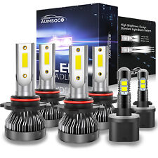 For Gmc Yukon Slt 2001 2002-2006 6x 6000k Led Headlight Fog Light Bulbs Kits