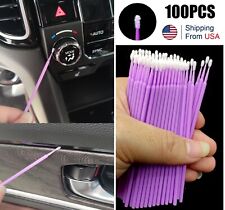 100pcs Car Detailing Brush Washing Auto Cleaning Kit Touch Up Paint Tips 1.2mm