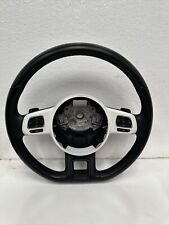 2012-15 Vw Beetle R- Line Steering Wheel White W Shifting Paddles 5c0419091an