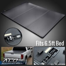 Tri-fold Hard Solid Tonneau Cover Fit For 2004-2015 Nissan Titan 6.5ft78in Bed